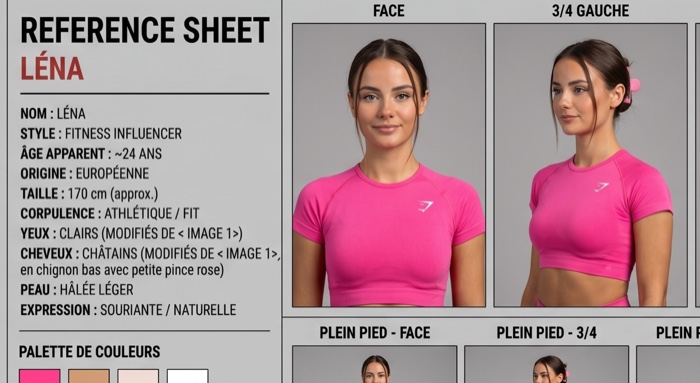 Reference sheet de Léna